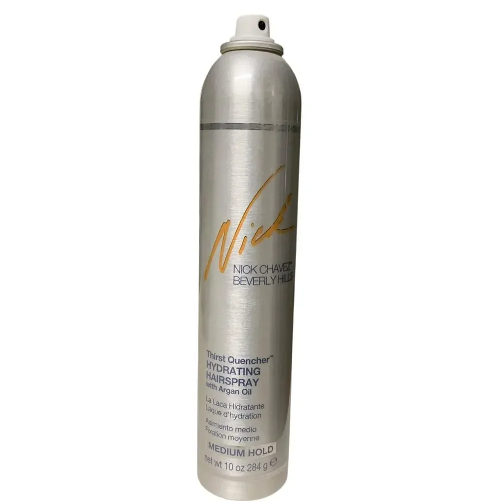 90% Full Nick Chavez Beverly Hills Thirst Quencher Hydrating Hairspray Argan Oil